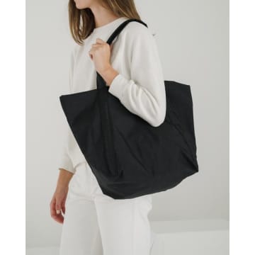 Baggu Cloud Bag Shoulder Bag Made Of Nylon Travel Bag Black