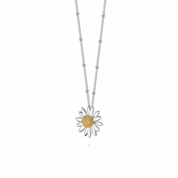 Daisy London Medium English Daisy Bobble Necklace In Metallic