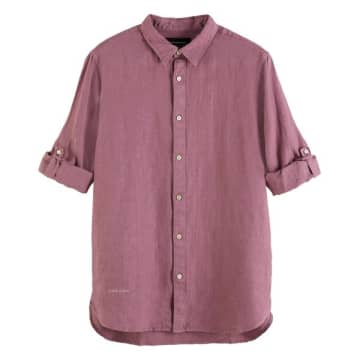 Scotch & Soda Garment Dye Linen Shirt Resort