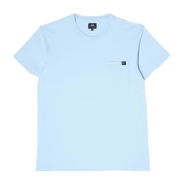 Edwin Pocket T Shirt Cerulean Blue