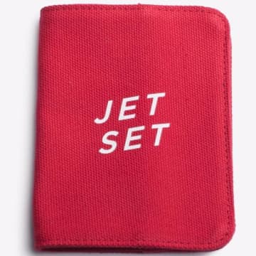 Izola Red Jet Set Passport Holder