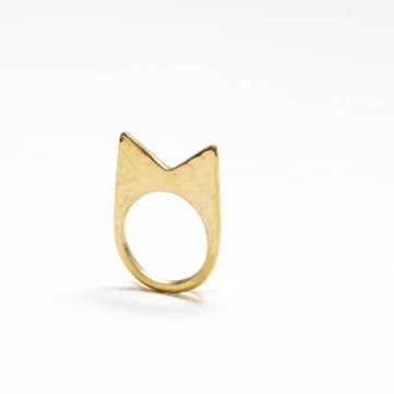 Artisans & Adventurers Mamba Textured Ring In Gold