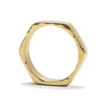 Artisans & Adventurers Hexagon Ring Brass