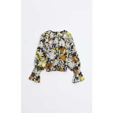 Rodebjer Adania Thistle Blouse In Black