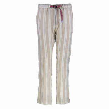 White Sand Off White And Beige Marylin Pants