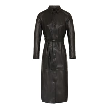 Goosecraft Black Spencer Leather Dress