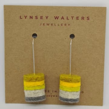 Lynsey Walters Ombre Earrings Mustard