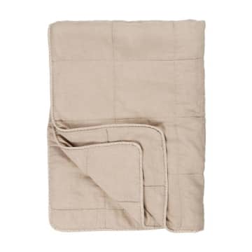 Ib Laursen - 130 X 180 Cm Vintage Natural Cotton Quilt