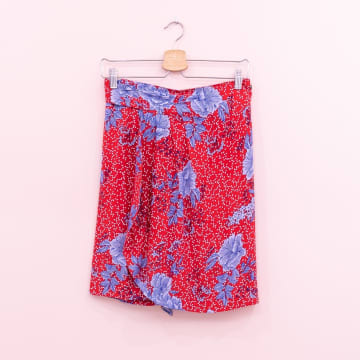 Kaporal Flowers Print Skirt In Red