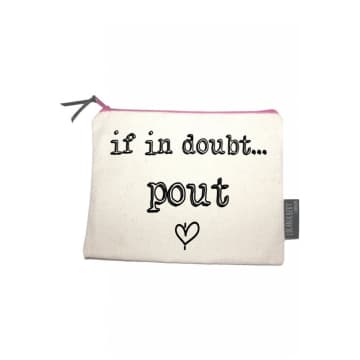 Lola & Gilbert London If In Doubt Pout Medium Pouch