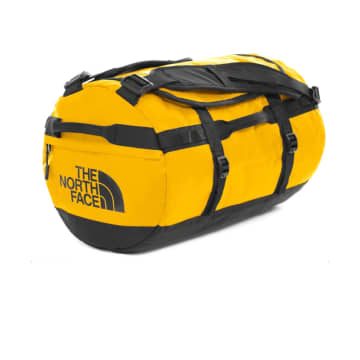 THE NORTH FACE BASE CAMP SMALL YELLOW DUFFEL BAG
