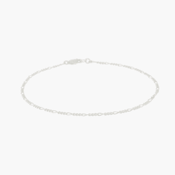 By10ak Figaro Anklet In Metallic