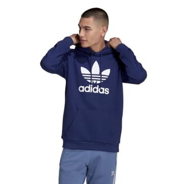 Shop Adidas Originals Adicolor Classics Trefoil Blue Man