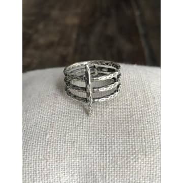 Wdts Skadi 925 Silver Ring In Metallic