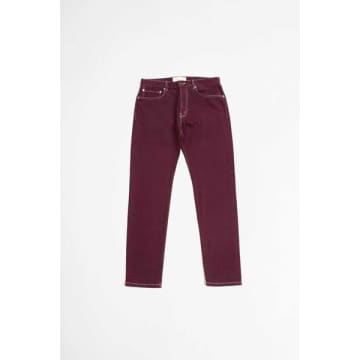 Jeanerica Tapered Jeans Burgundy