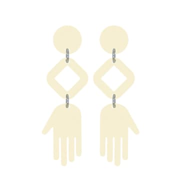 Orella Jewelry Talisman Earrings Bone