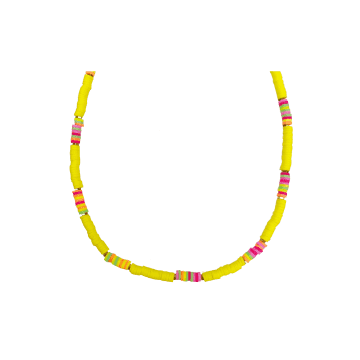 Les Cléias Yellow Beaded Necklace
