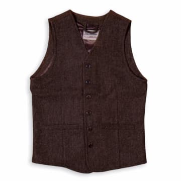 Pike Brothers 1905 Hauler Vest Wool Upland Brown
