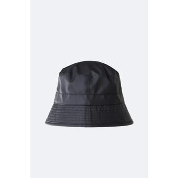 Shop Rains Black Bucket Hat In Neturals