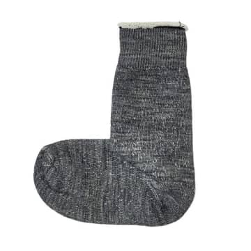 Rototo Double Face Socks Charcoal Grey