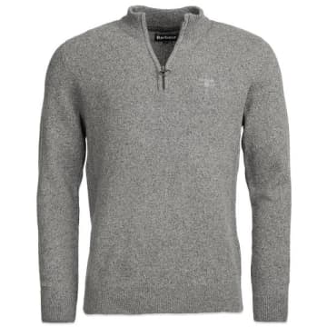 Barbour Tisbury Half Zip Sweater Grey