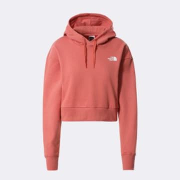 The North Face Womens Trend Crop Hoodie In Pink