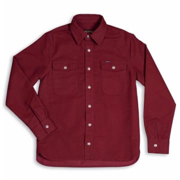 Pike Brothers 1943 Cpo Moleskin Shirt Dark Red