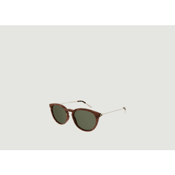 Gucci Tortoiseshell Sunglasses With Colored Lenses