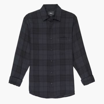 Rails Lennox Plaid Shirt In Black