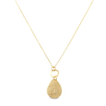 Nkuku Isa Hammered Necklace In Gold