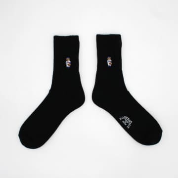 Rostersox Baseball Bear Socks In Black
