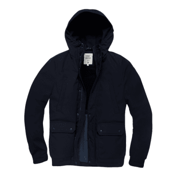 Vintage Industries Sherpa Lined Field Deep Blue Coat
