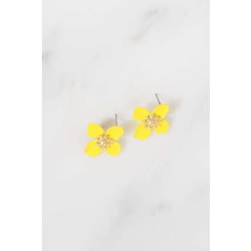 Lilac Rose Lola Yellow Earrings
