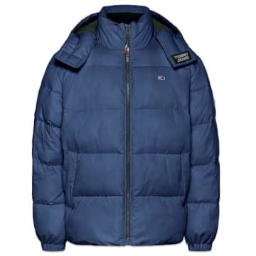 Tommy Hilfiger Tommy Jeans Essential Poly Jacket Twilight Navy In Blue