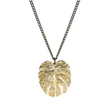 Just Trade Song Of The Trees Tropical Leaf Pendant