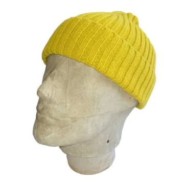 Merchant Menswear Ribbed Lambswool Beanie Picalilli