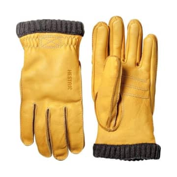 Hestra Deerskin Primaloft Glove Natural Yellow