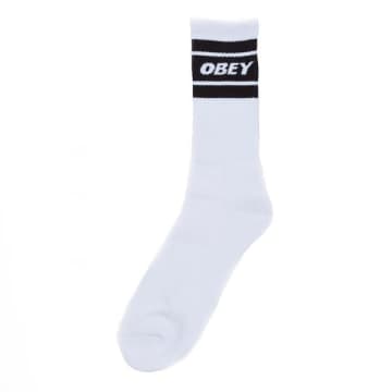 Obey Cooper Ii Socks White Black