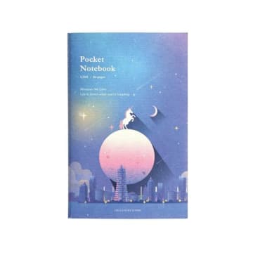 Iconic Pocket A 6 Notebook Lined Full Moon