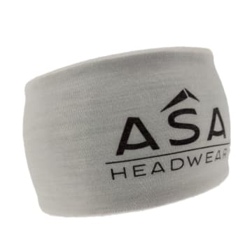 Asa Headwear Double Clamp Ski White Local Grey