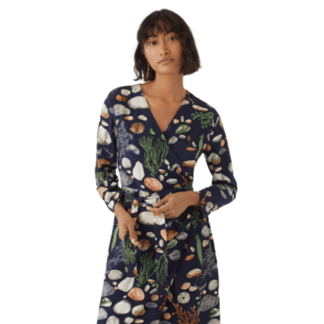 Nice Things Shore Finds Print Wrap Dress