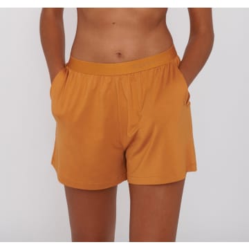 Organic Basics Tencel Lite Shorts In Ocher