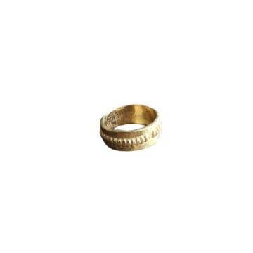 Collardmanson Jaggered Ring In Gold