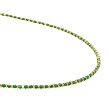 Une A Une Necklace Jaipur Malachite
