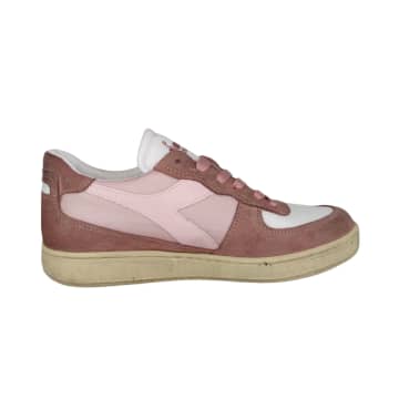 Diadora Shoes Mi Basket Low Pink Woman