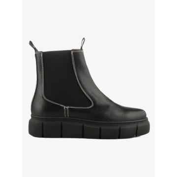 Shoe The Bear Tove Leather Chelsea Boots In Black
