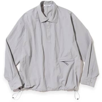 Uniform Bridge Pullover String Shirt In Grey