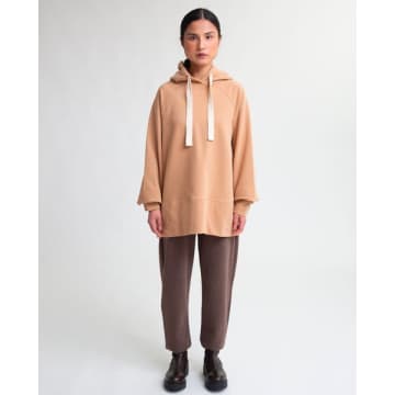 Beaumont Organic Aw22 Marcella Organic Cotton Hoodie In Fawn