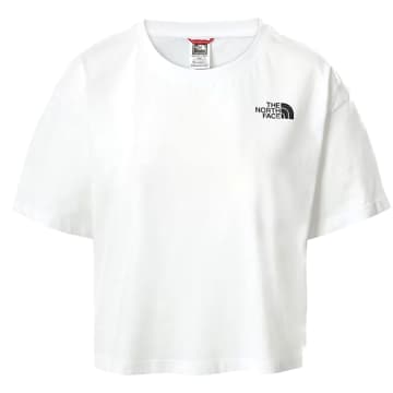 The North Face T-shirt Simple Dome Donna Bianca In White