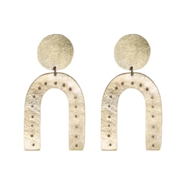 Just Trade Double Arch Stud Earrings